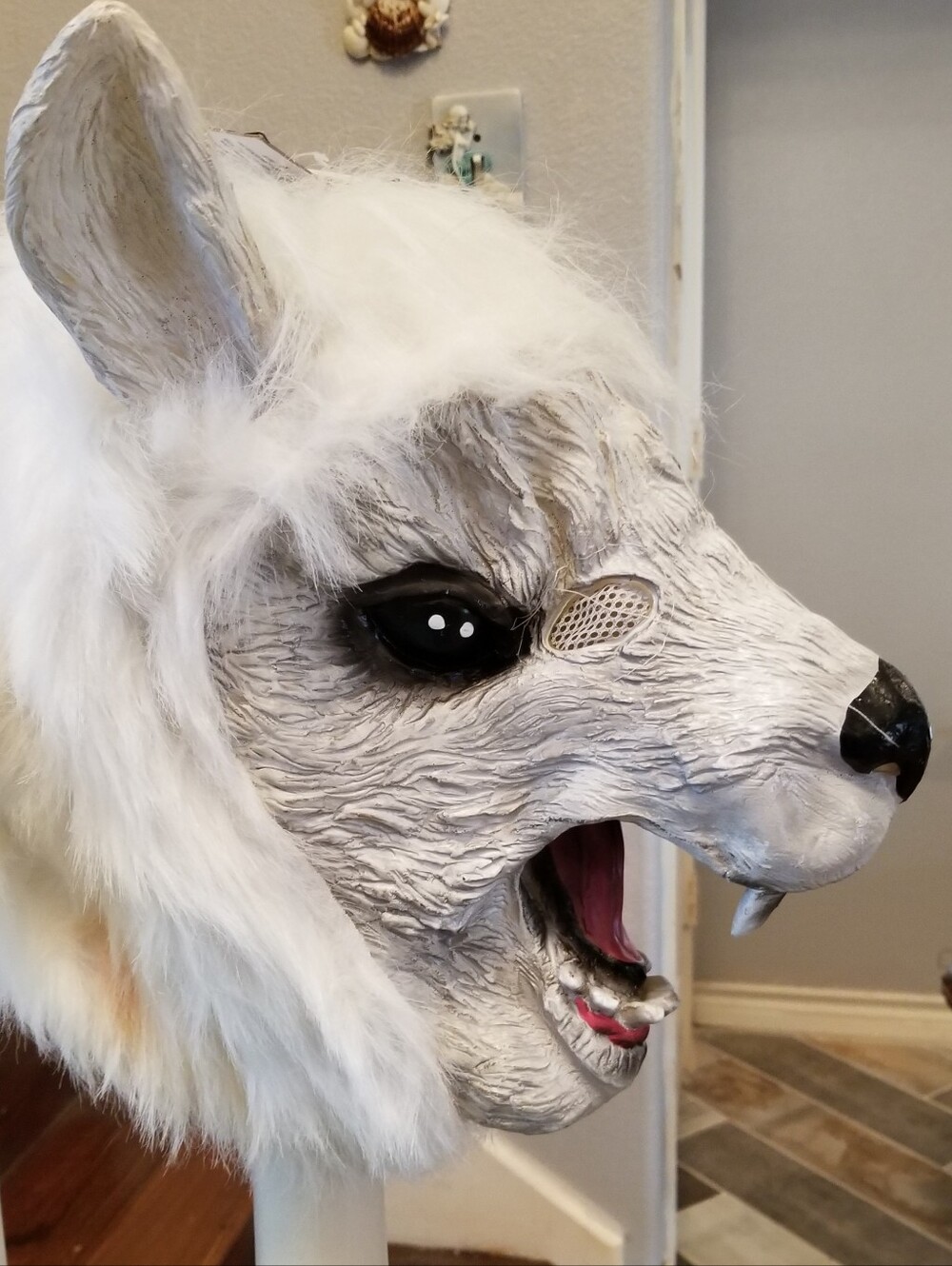 NWT White Head Mask